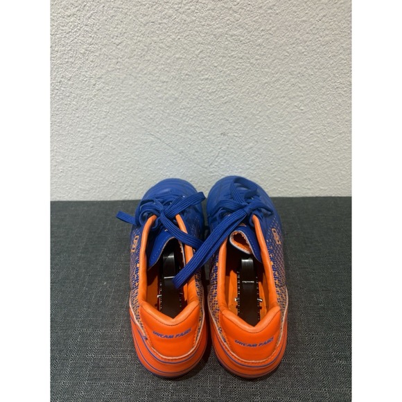 Dream Pairs Mens Soccer Cleats Football Shoes Training US Size 9 Blue/Orange - Picture 2 of 8